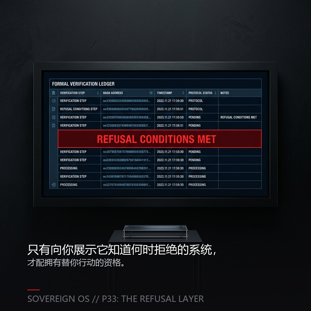 The reopen condition keeps refusal from becoming either theater or deadlock.